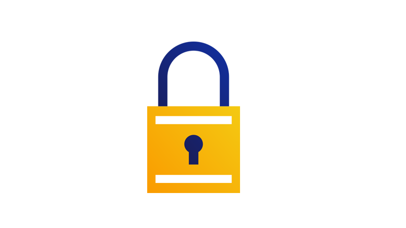 Illustration of a secured padlock representing diligently managed risk and fraud. Illustration of a secured padlock representing diligently managed risk and fraud.