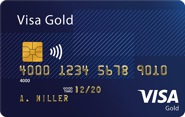 Tarjeta de credito Visa Gold